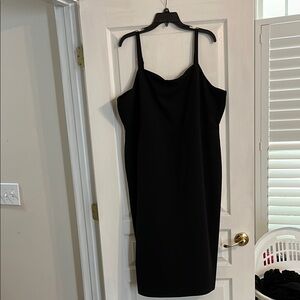 Torrid Black Sheath Midi Dress with High Neck 3X NWT